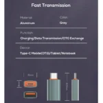 مبدل OTG USB به USB-C الدینیو مدل LC140 newpack - تصویر 10