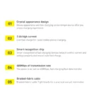 کابل تبدیل USB به لایتنینگ باسئوس مدل CAJY0001 طول 2 متر - تصویر 29