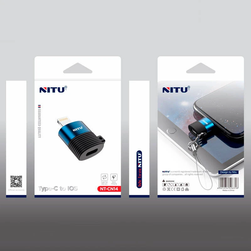 مبدل USB-C به لایتنینگ نیتو مدل NT-CN14 - Image 4