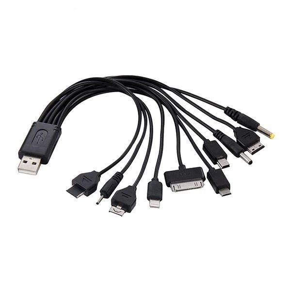 شارژر دیواری مدل 10in1 به همراه شارژر فندکی و کابل تبدیل 10 سر - Image 5