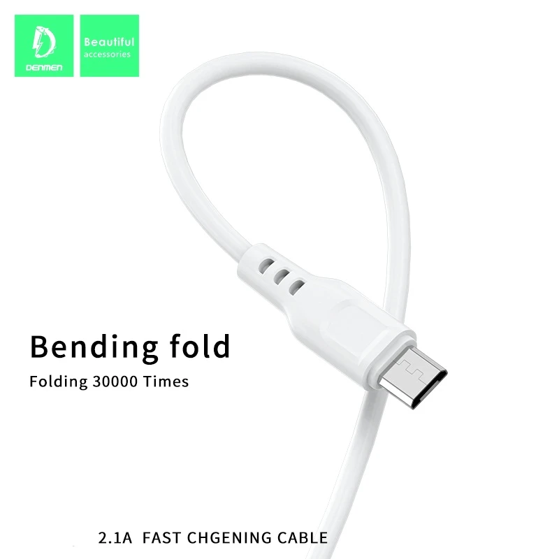 کابل تبدیل USB به microUSB دنمن مدل D23V طول 2 متر - Image 3