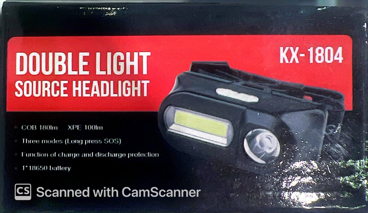 چراغ پیشانی مدل KX-1804 - Image 2