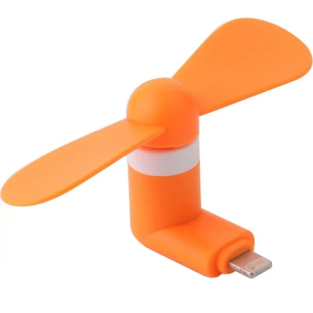 پنکه همراه مدل OTG Mini USB سوکت آیفون